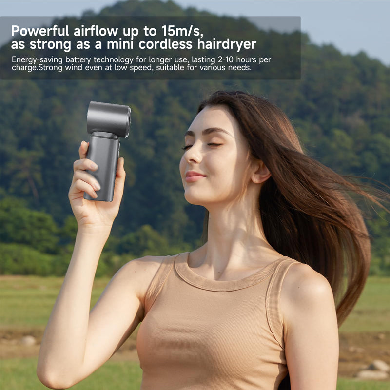 Tiankeplus Jet 10 Portable Jet Fan (Strong Jet Airflow, Fast Cooling, 4000mAh Battery)