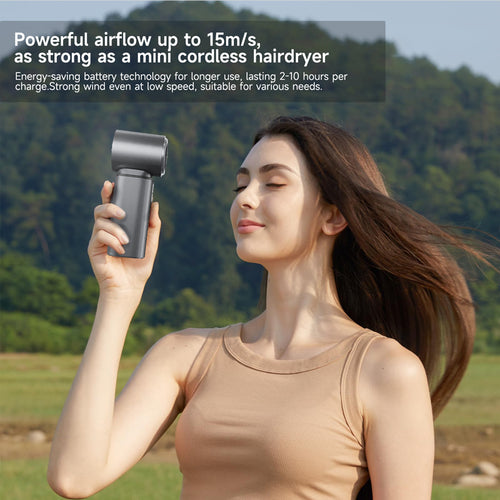 Tiankeplus Jet 10 Portable Jet Fan (Strong Jet Airflow, Fast Cooling, 4000mAh Battery)