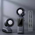Tiankeplus TF50 TEC Cooling Portable Fan (9000mAh, Handheld/Desktop/Neck Fan, Built-in USB Power Bank & Flashlight)